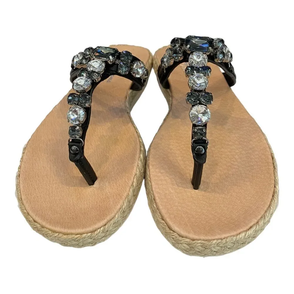 NEW Tommy Bahama Women's Ilysa Jeweled Slide Sandals 6